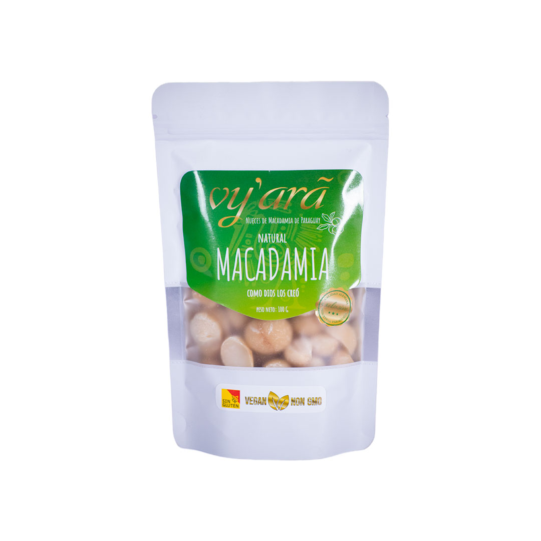 Nuez Macadamia Natural NON GMO sin sal 100 Gr.