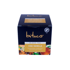 Te Negro Chai Vainilla Bitaco 10 Saquitos