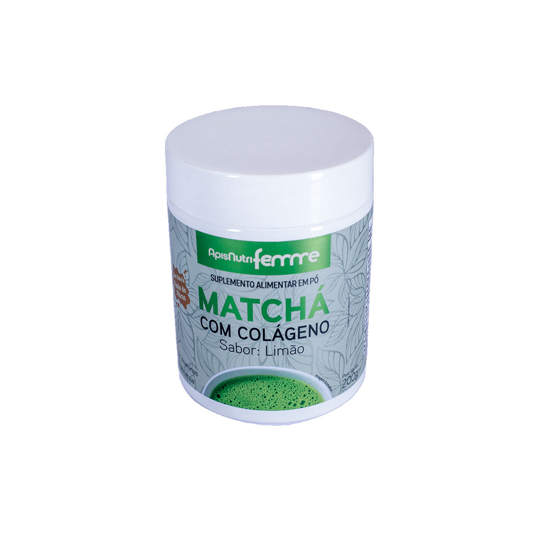 Té Verde Matcha con Colágeno sabor Limon