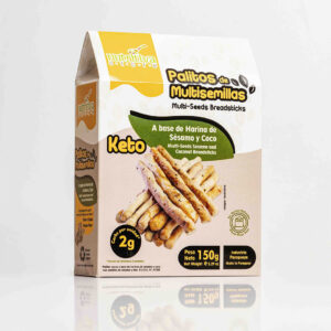 Palitos de Multisemillas Keto / Muti-Seeds Breadsticks 150 gr.