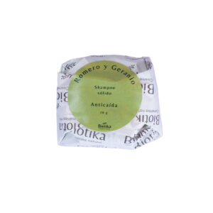 Biotika Shampoo Solido Romero Y Geranio 70 Grs