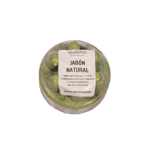 Jabón Artesanal de Espirulina Y Karite Marina 150 Gr.