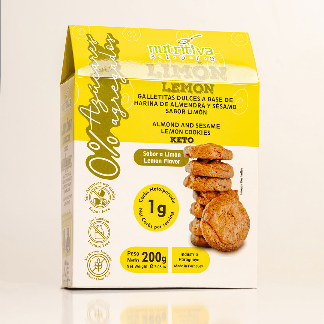 Galletitas Dulces Cookies de Limón Keto
