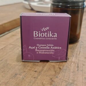 Biotika Shampoo Solido Acai Y Centella Asiatica 70 Grs