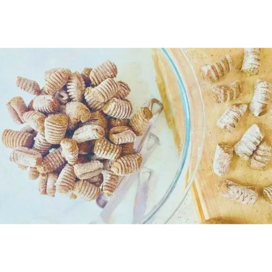 Ñoquis Keto a base de harina de sesamo,lino y almendra