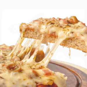 Pizza Mozzarella keto 100% cocida y congelada