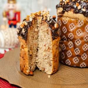 PAN DULCE KETO- CHOCOLATE Y FRUTOS SECOS 300 gr