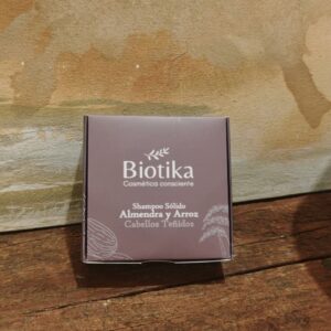 Biotika Shampoo Solido - Almendras y Arroz 70 gr