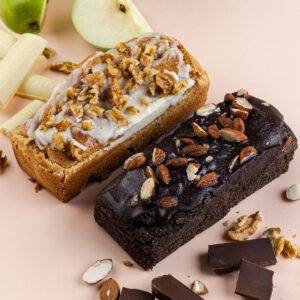 Muffins keto de coco cubierto con Chocolate sin azúcar