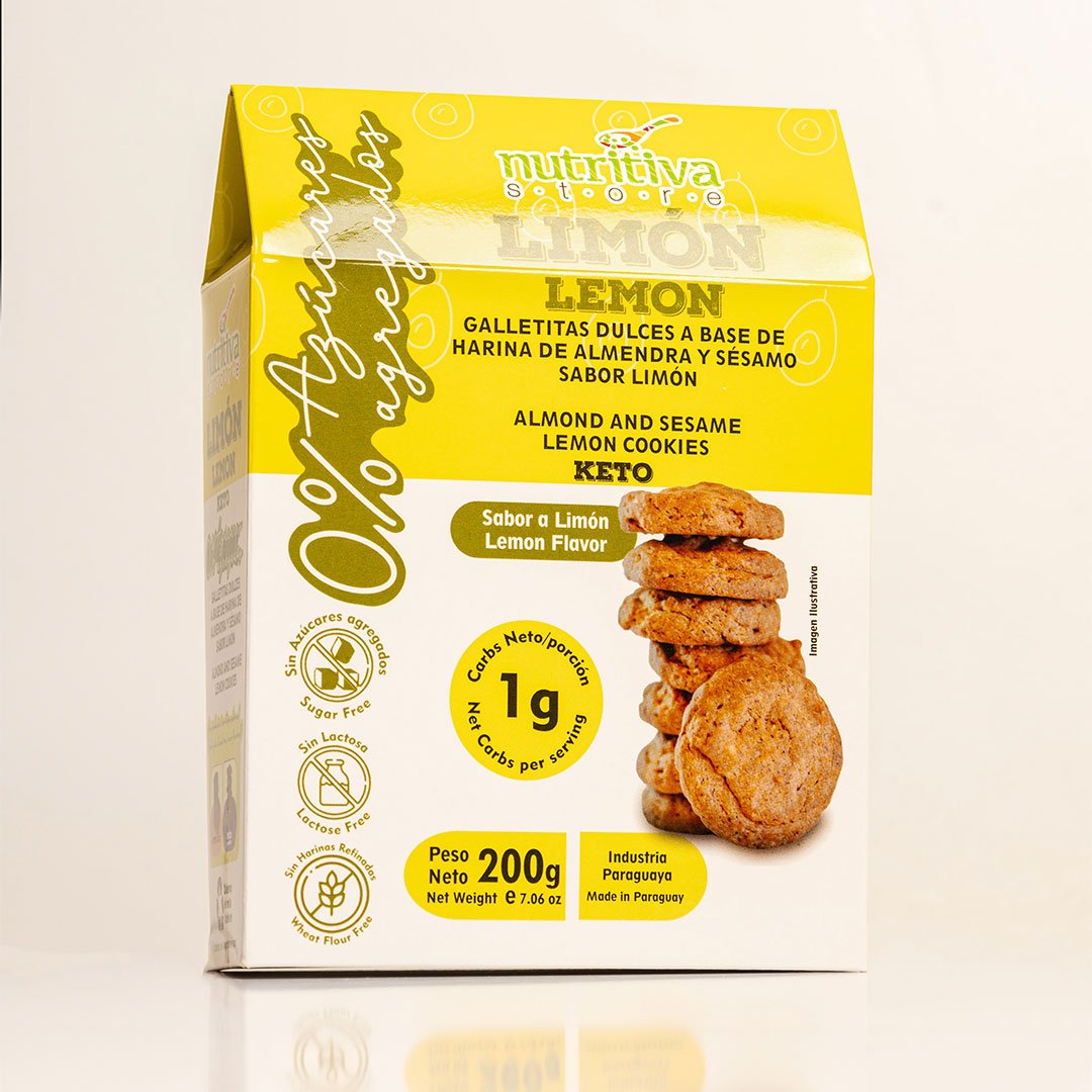 Galletitas Dulces Cookies de Limón Keto