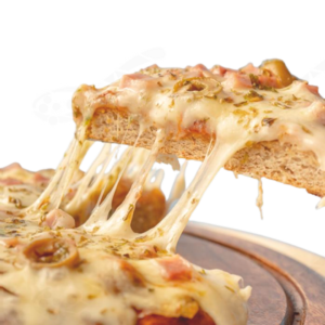 Pizza Mozzarella keto 100% cocida y congelada