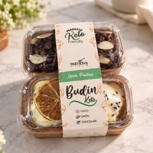 Pack X2 de Mini Budines Keto Sabores Limon y Chocolate